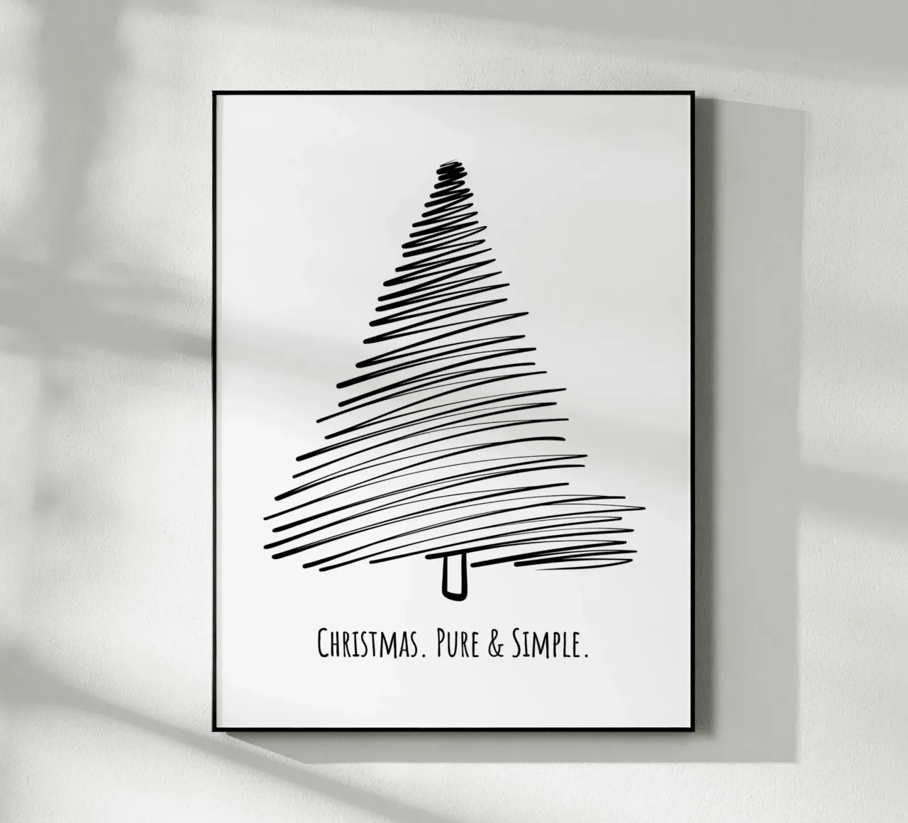 Christmas. Pure & Simple. metacrilato de DigiWunderwerk