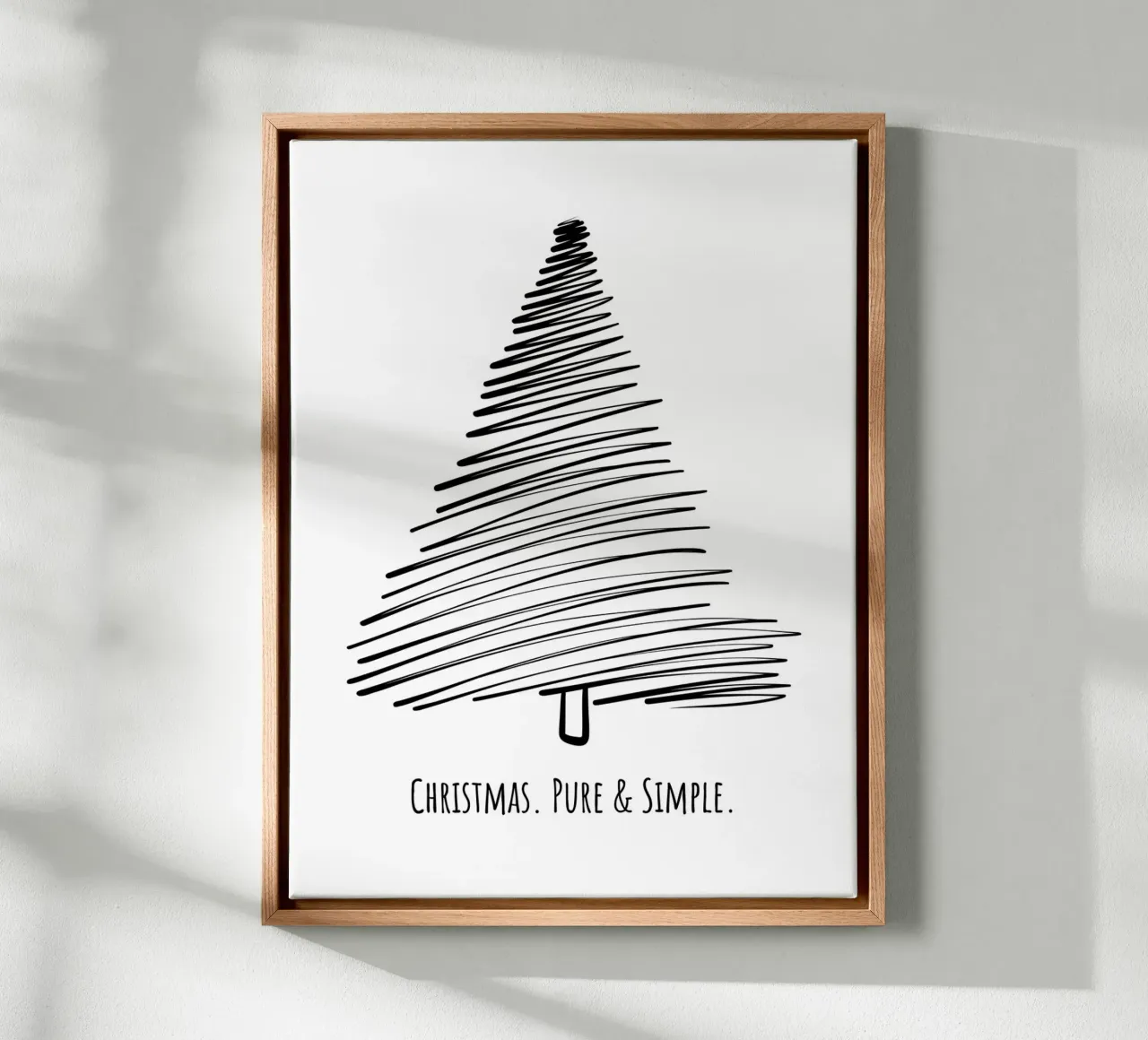 Christmas. Pure & Simple. tela da DigiWunderwerk