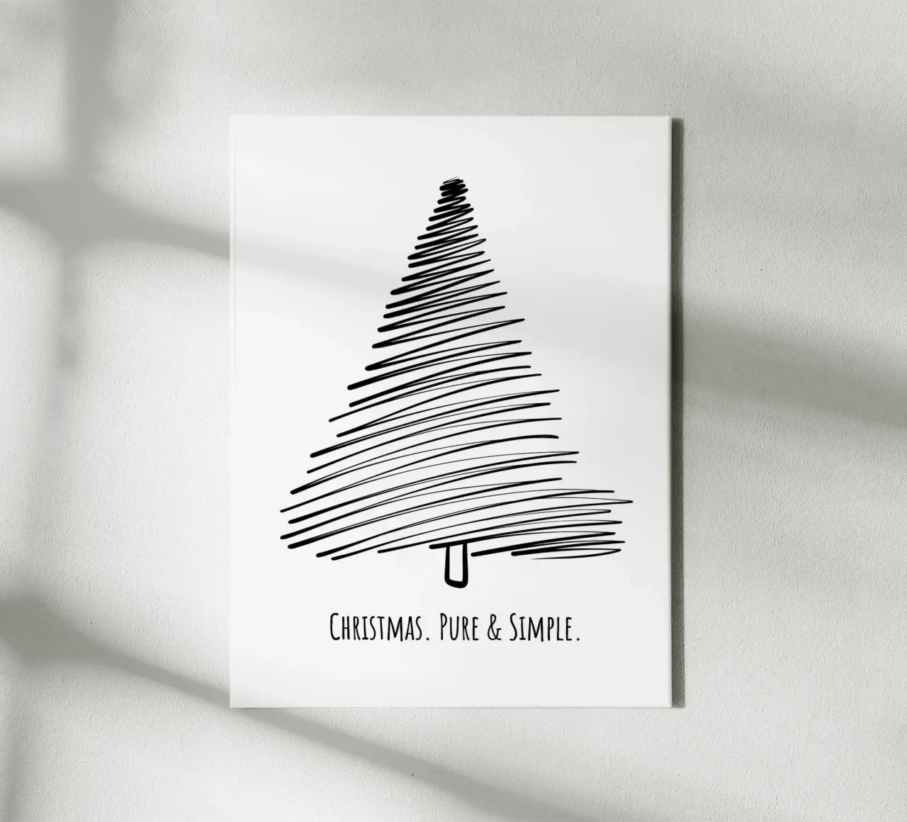 Christmas. Pure & Simple. tela da DigiWunderwerk