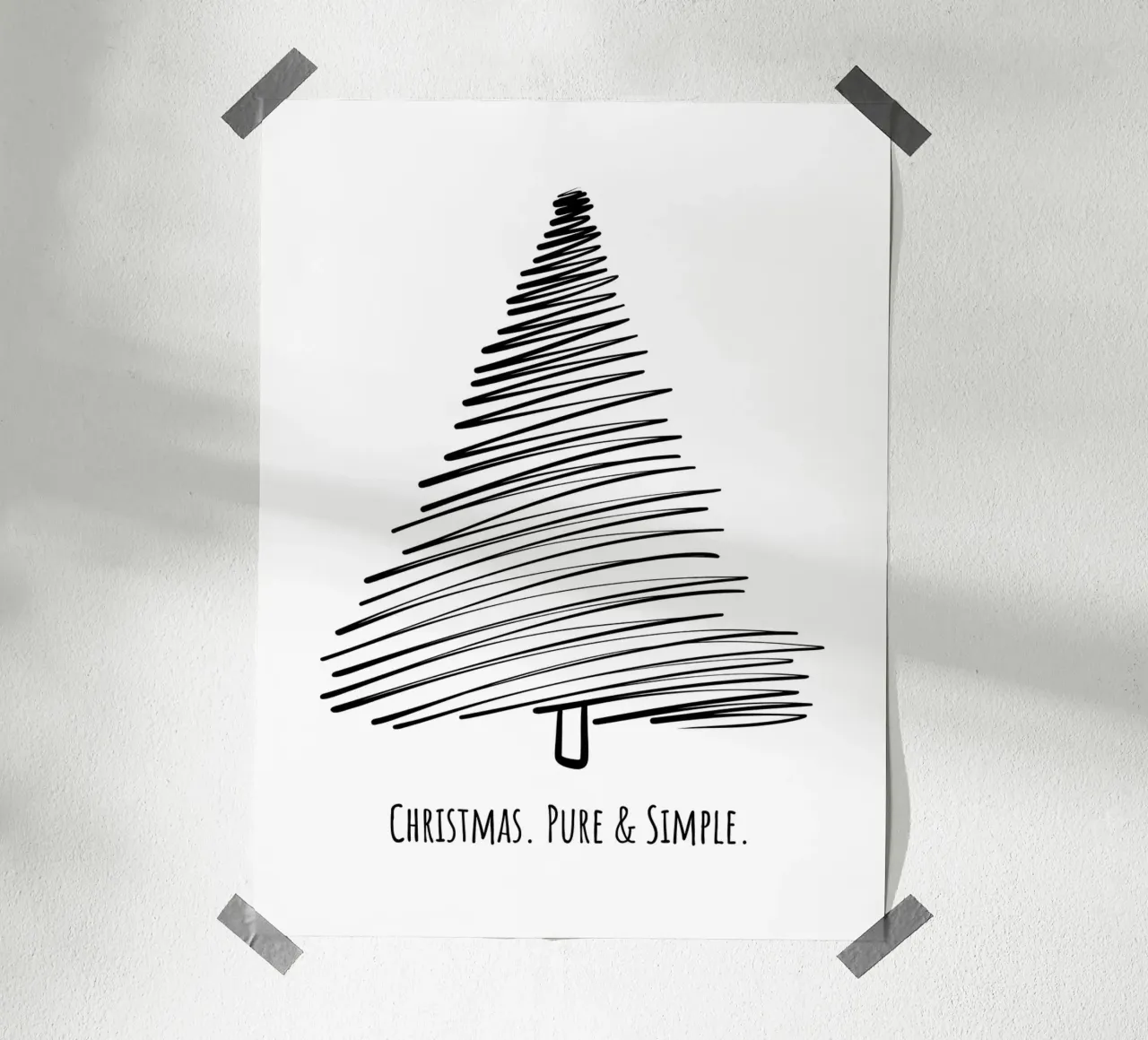 Christmas. Pure & Simple. poster da DigiWunderwerk