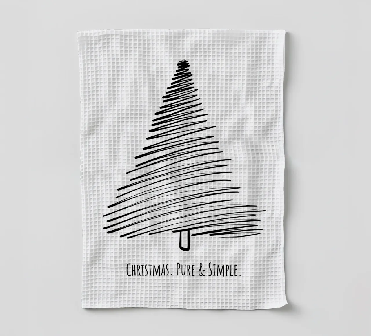 Christmas. Pure & Simple. torchon de DigiWunderwerk