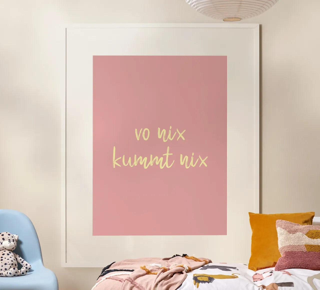 Vo nix kummt nix poster da Made in Bavaria
