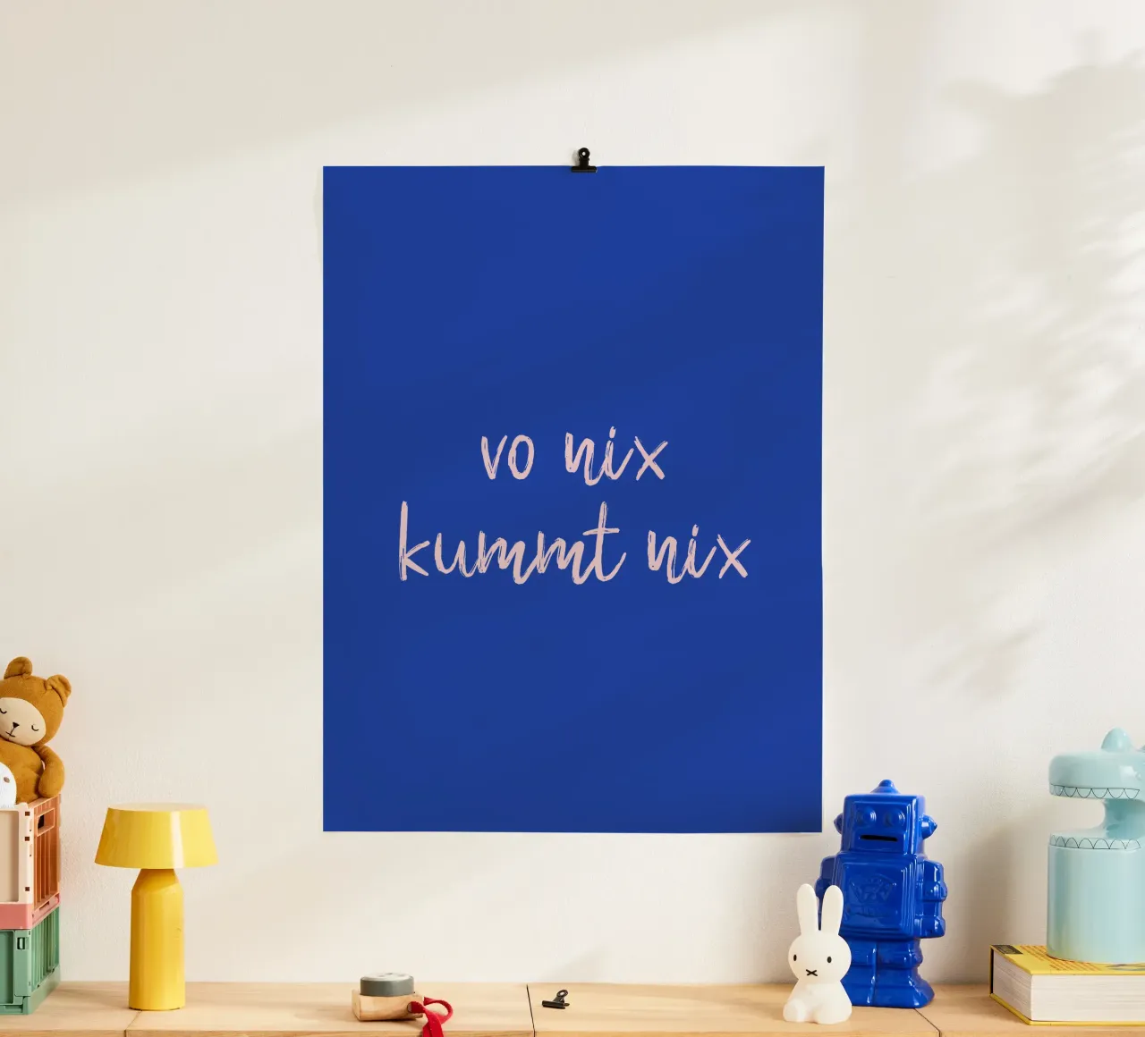 Vo nix kummt nix carta hahnemühle da Made in Bavaria