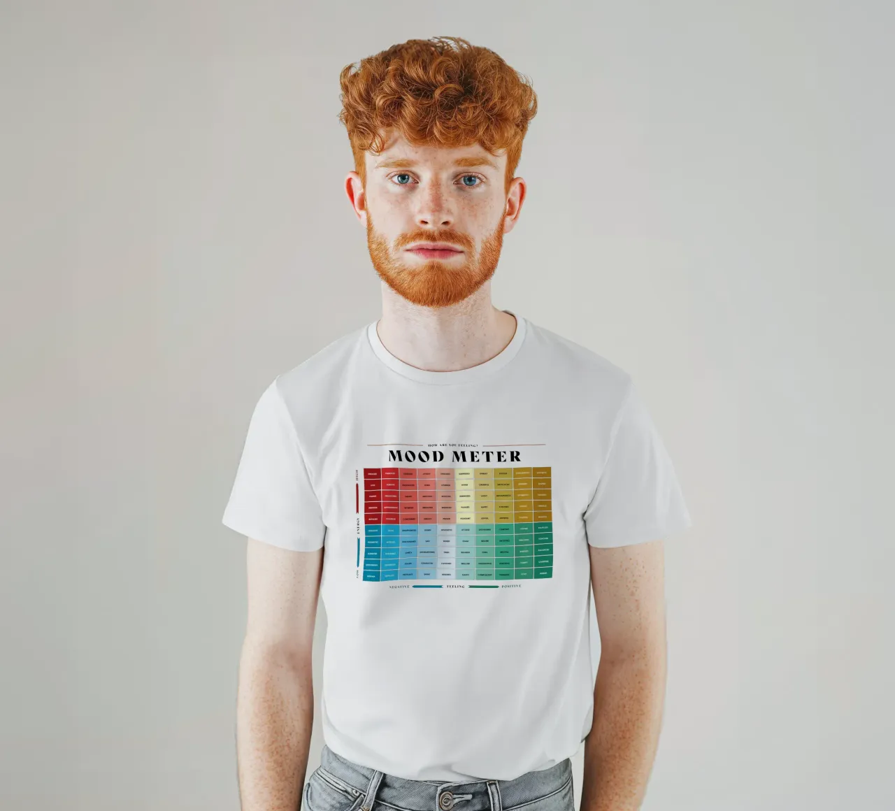 Misuratore dell'umore di come ti senti t-shirt da Monikaprint