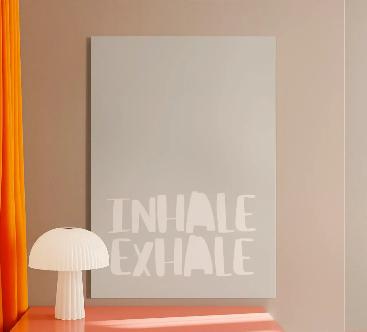 INHALE EXHALE plexiglass da PurePeachStudio