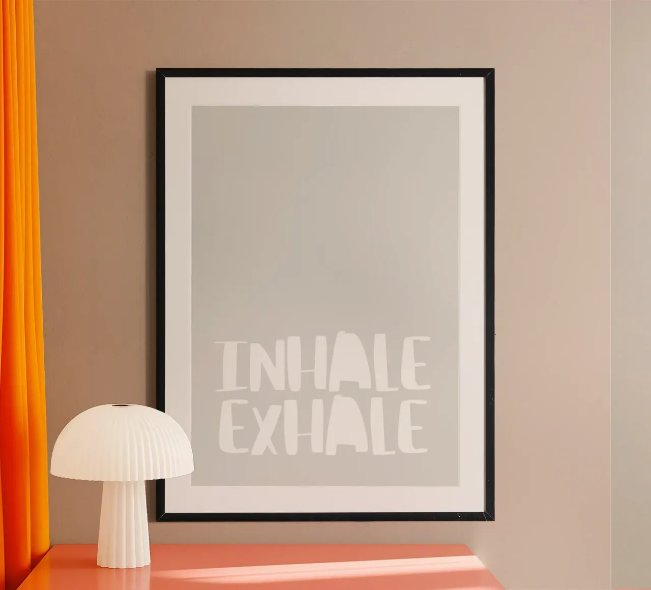 INHALE EXHALE carta hahnemühle da PurePeachStudio