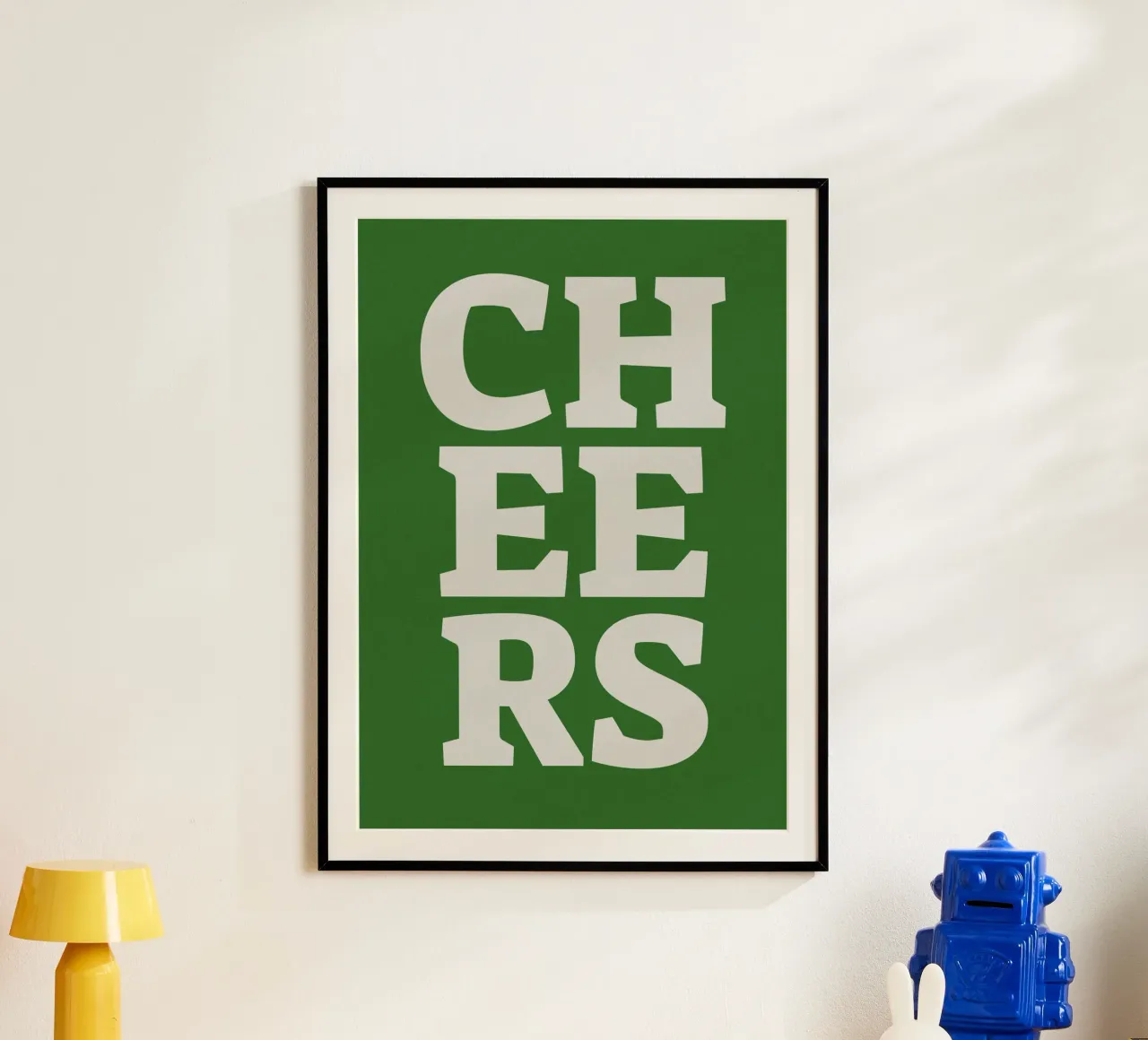 Cheers poster da PurePeachStudio