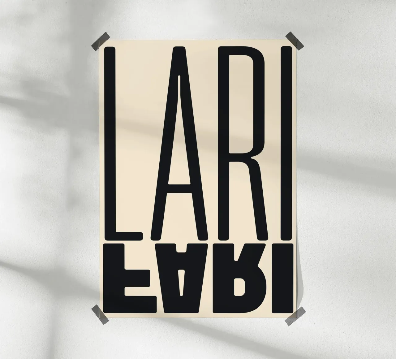 LARIFARI poster da PurePeachStudio