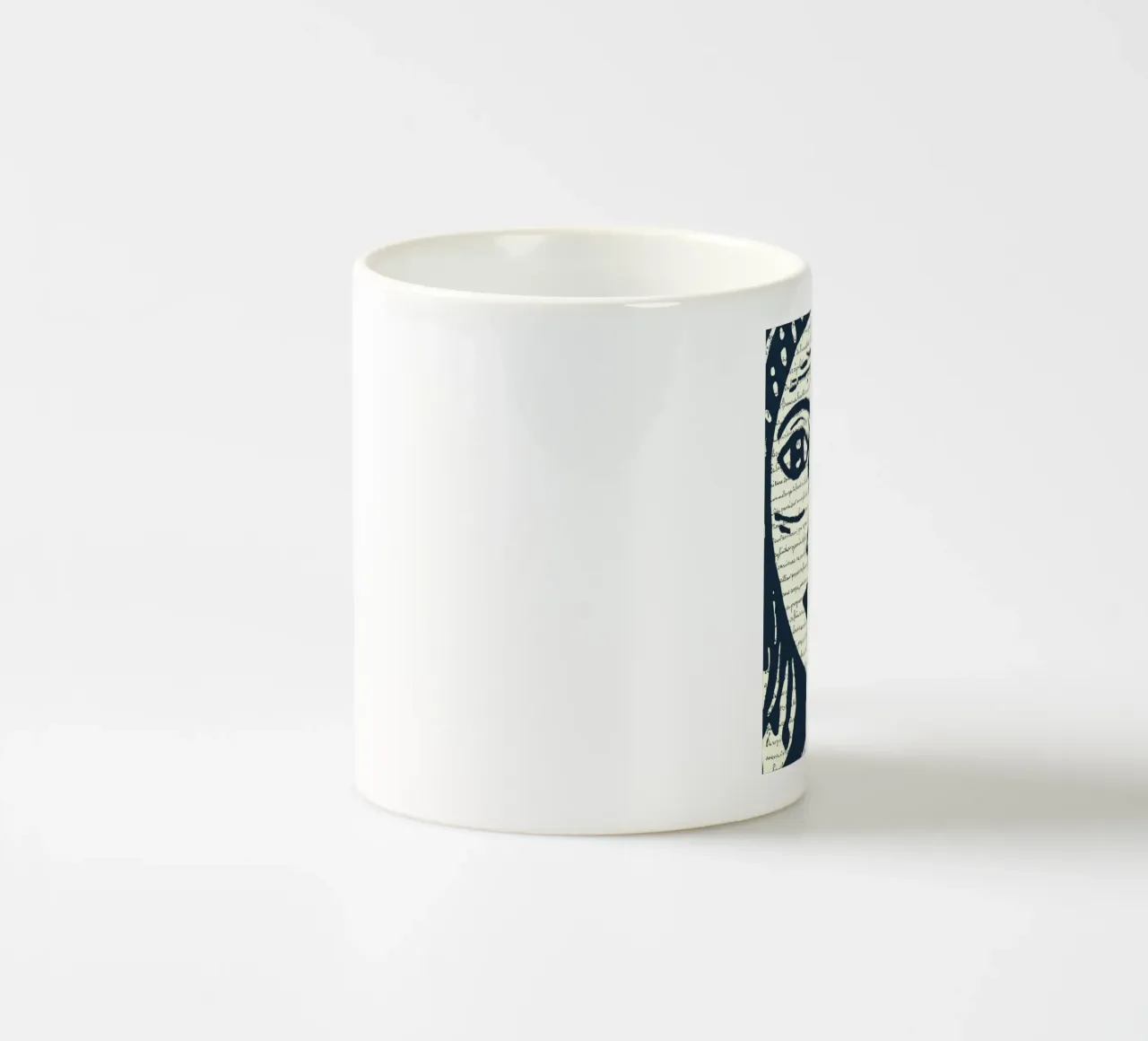 Parole nella pelle tazza in ceramica da apoplasticienne