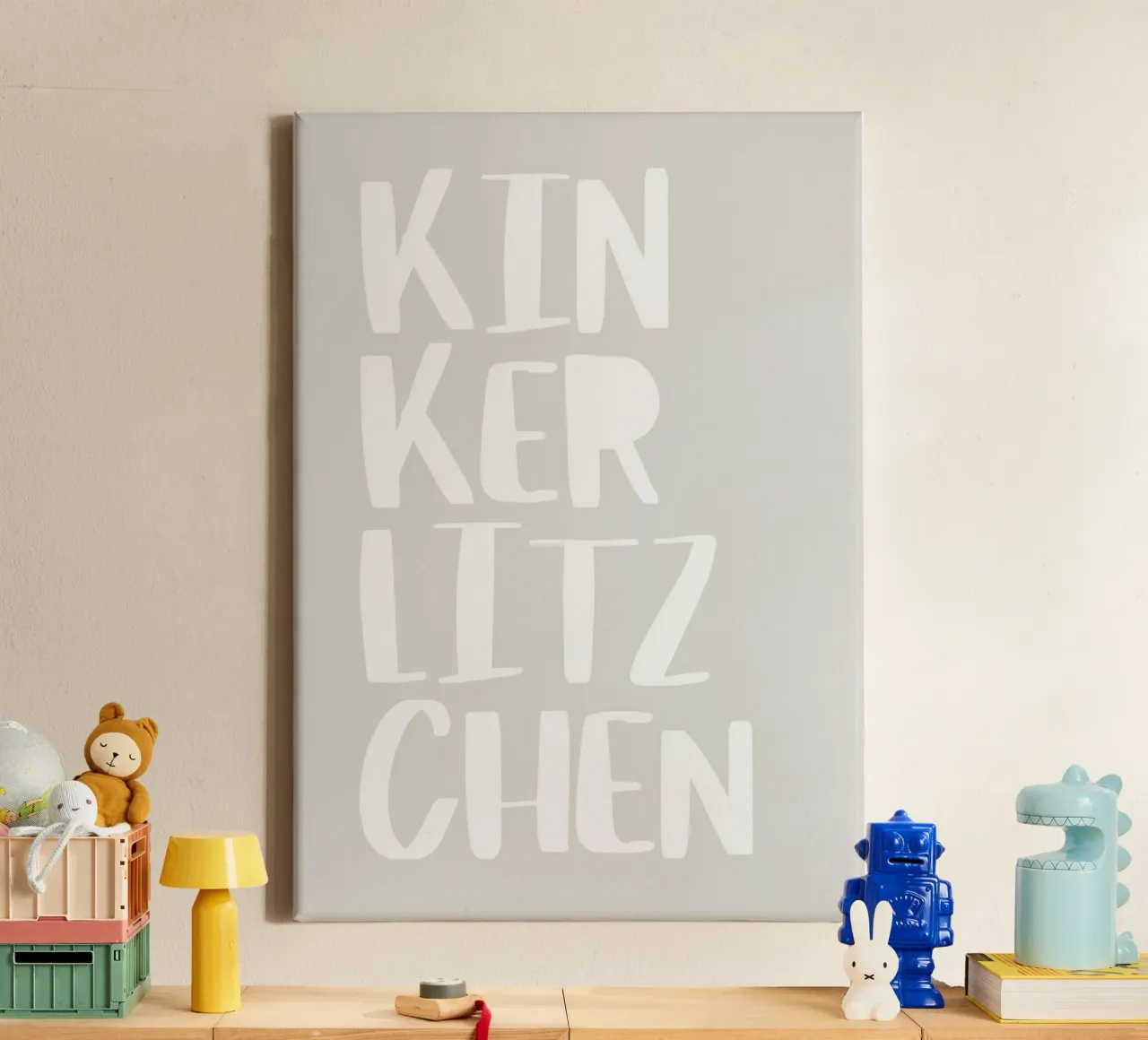 Kinkerlitzchen canvas by PurePeachStudio