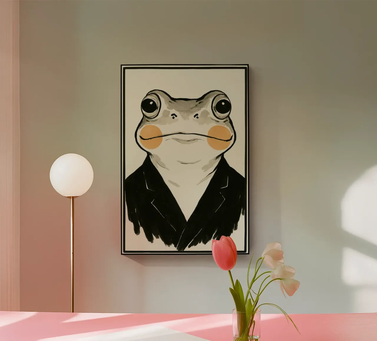 Frog acryl van PurePeachStudio