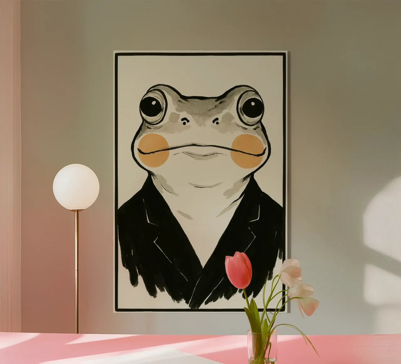 Frog acryl van PurePeachStudio