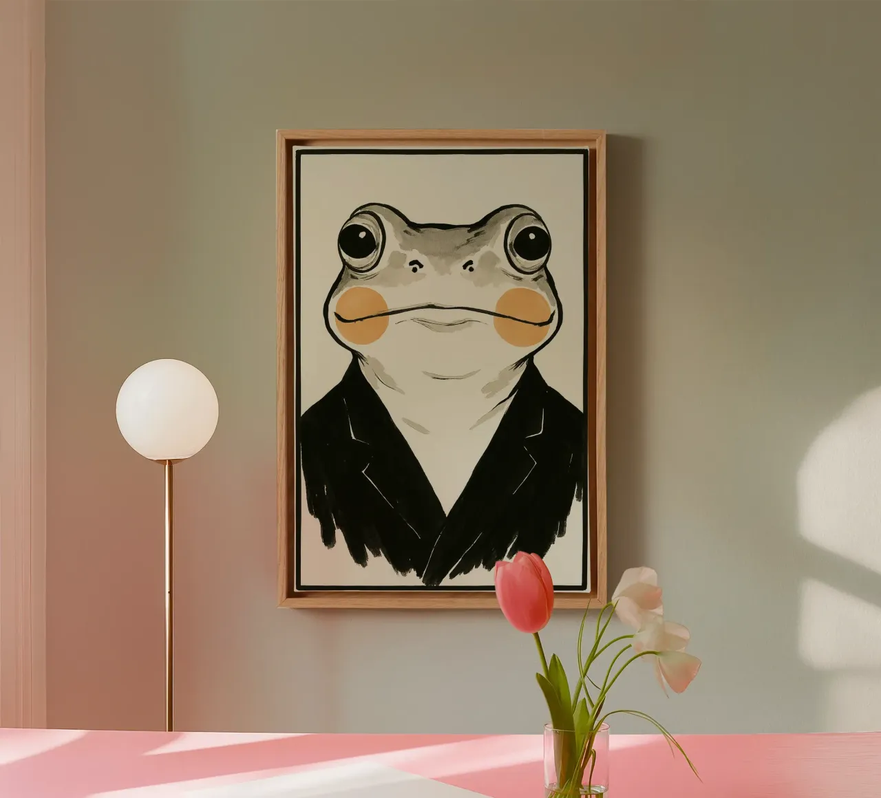 Frog tela da PurePeachStudio