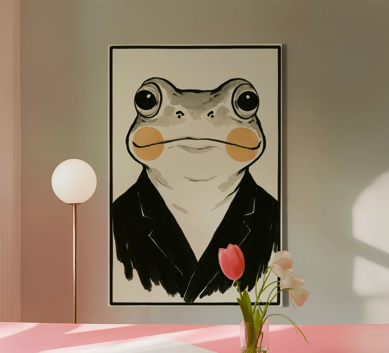 Frog tela da PurePeachStudio