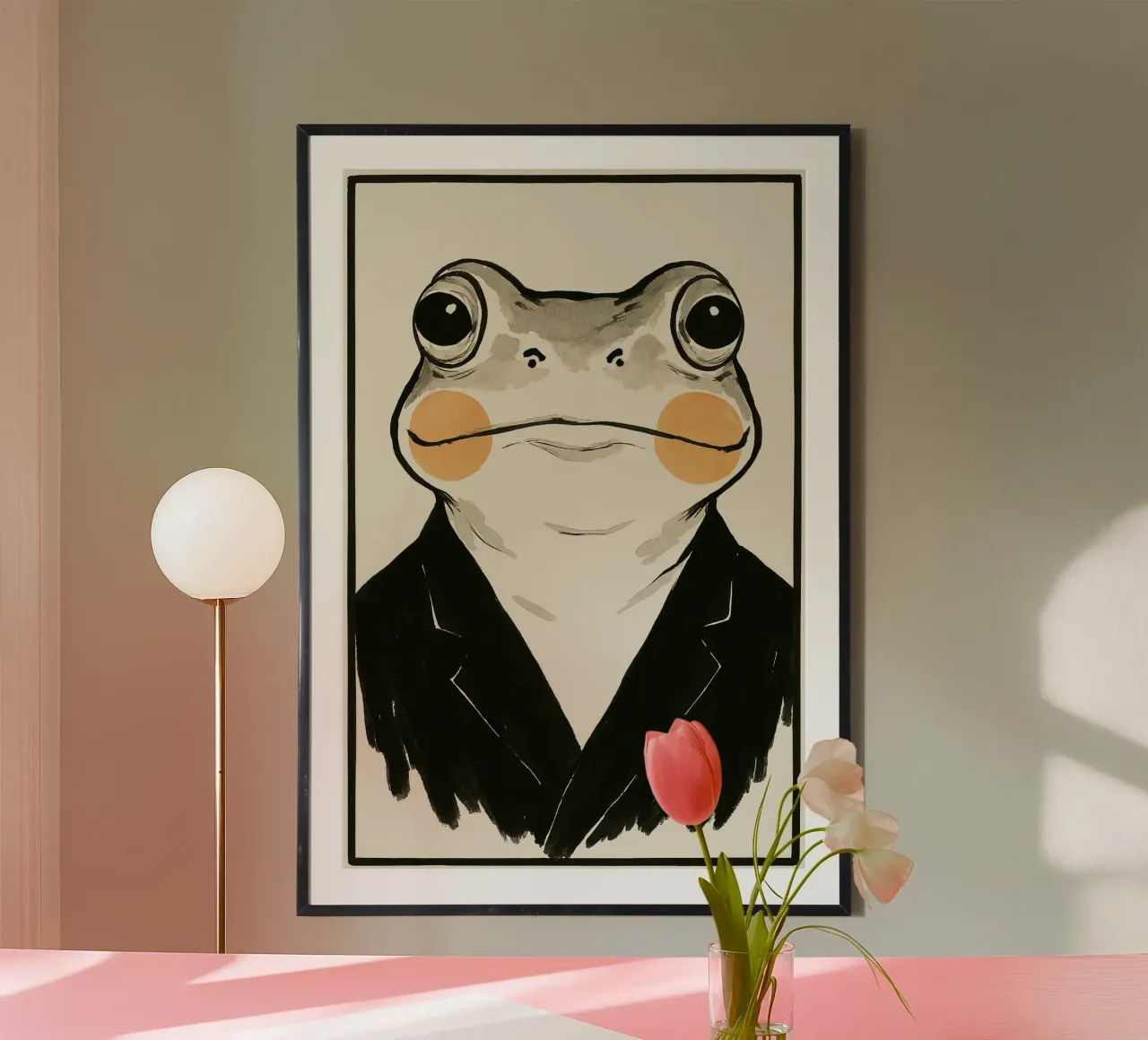Frog carta hahnemühle da PurePeachStudio