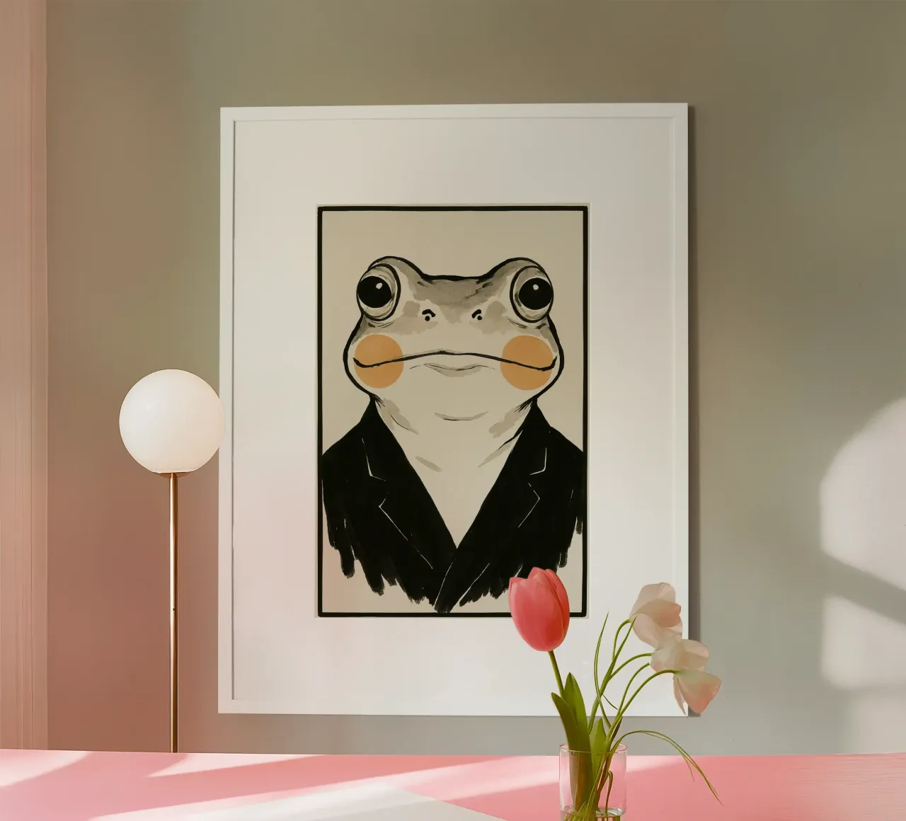 Frog carta hahnemühle da PurePeachStudio
