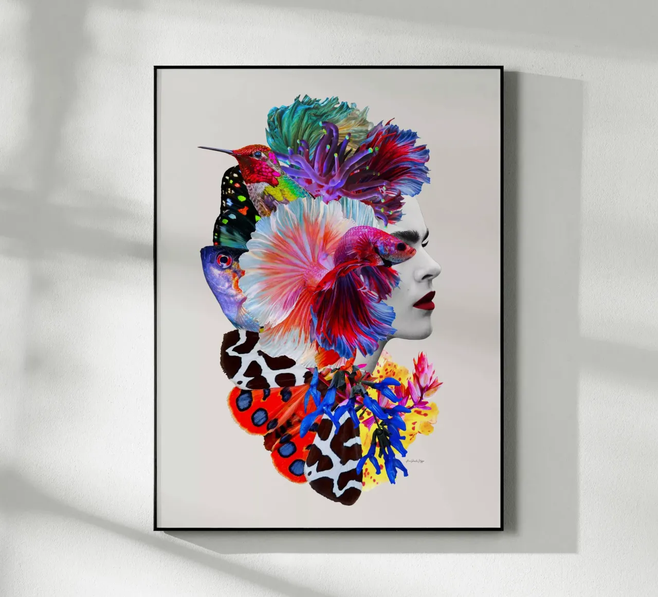 Ana e o Mar plexiglass da Ana Paula Hoppe