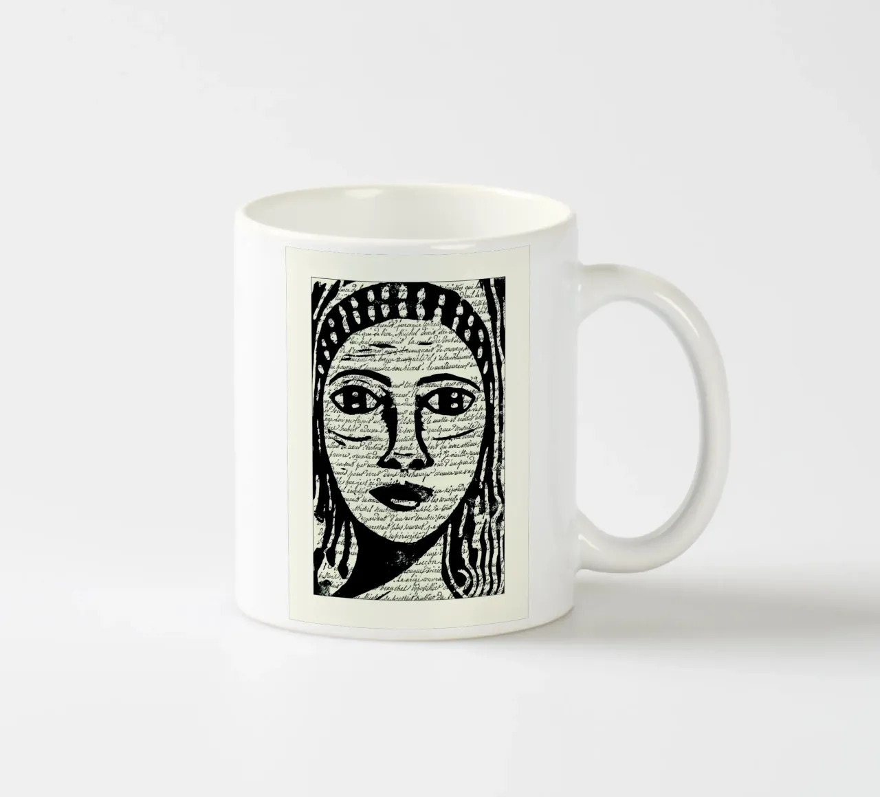 Frammenti di un'anima tazza in ceramica da apoplasticienne