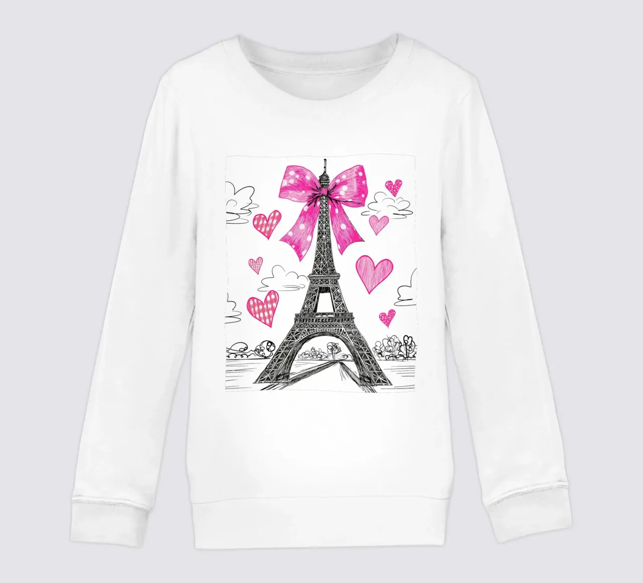 Arco della Torre Eiffel felpa bambino da Jess Stempel