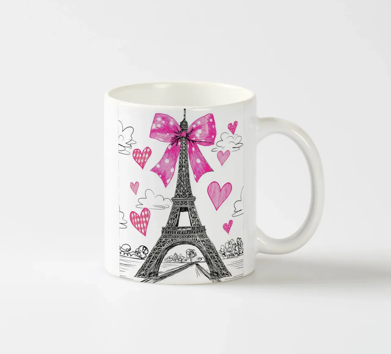 Arco della Torre Eiffel tazza in ceramica da Jess Stempel