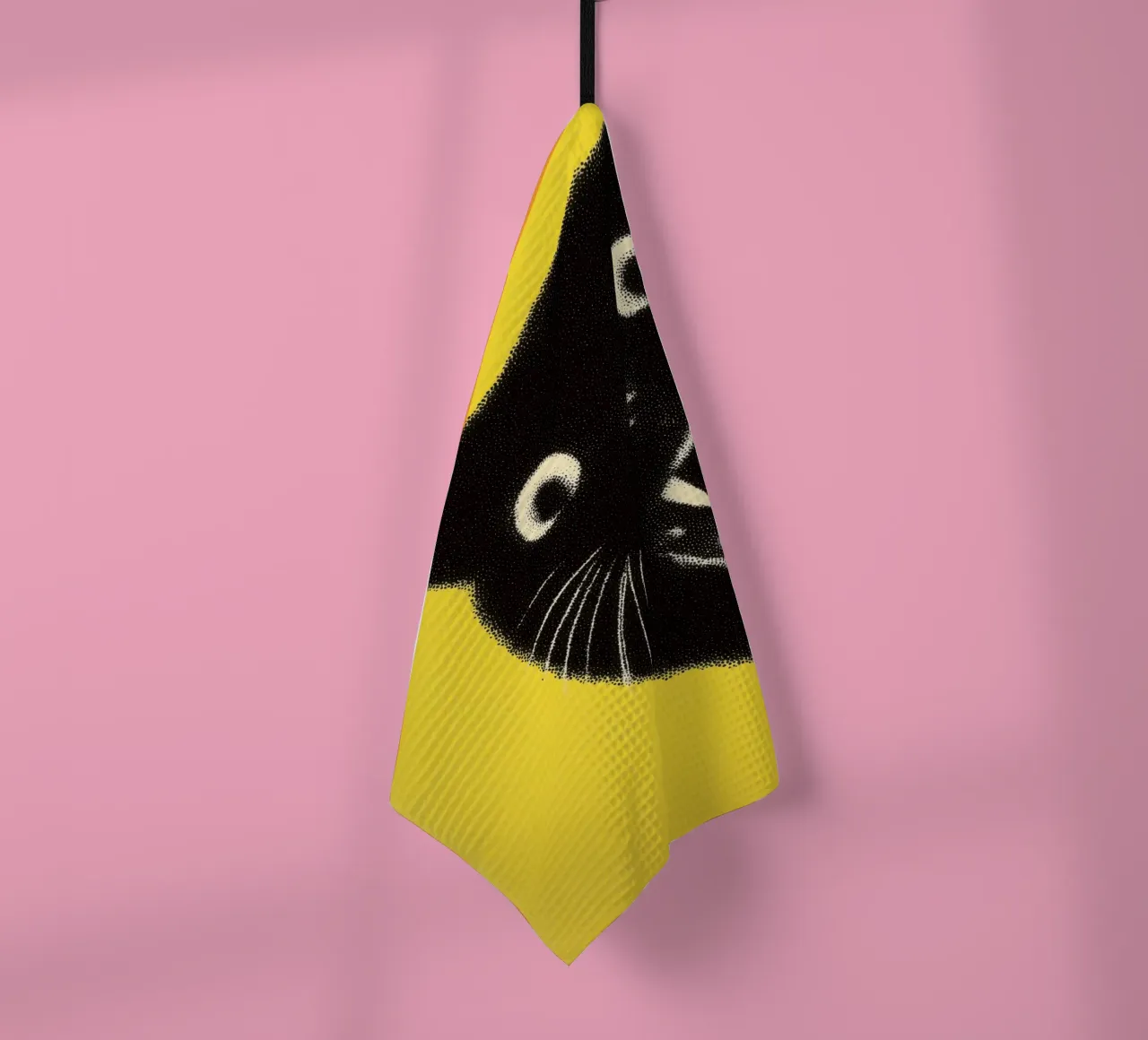 Wild Black Cat | Pura gioia di vivere canovaccio da cucina da Autofocus