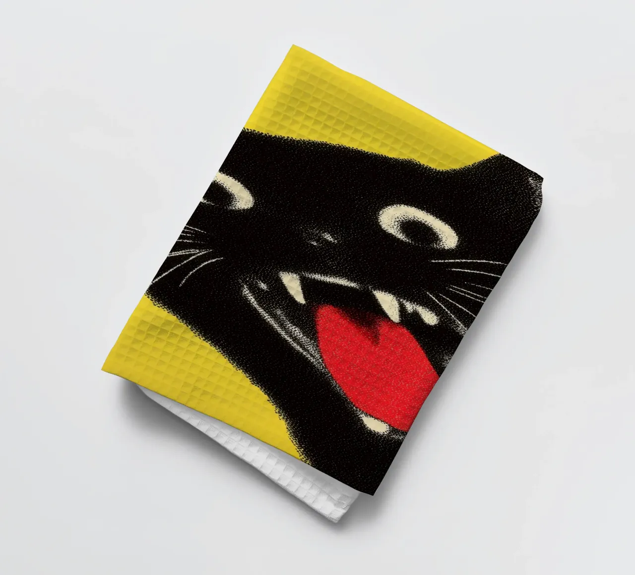 Wild Black Cat | Pura gioia di vivere canovaccio da cucina da Autofocus