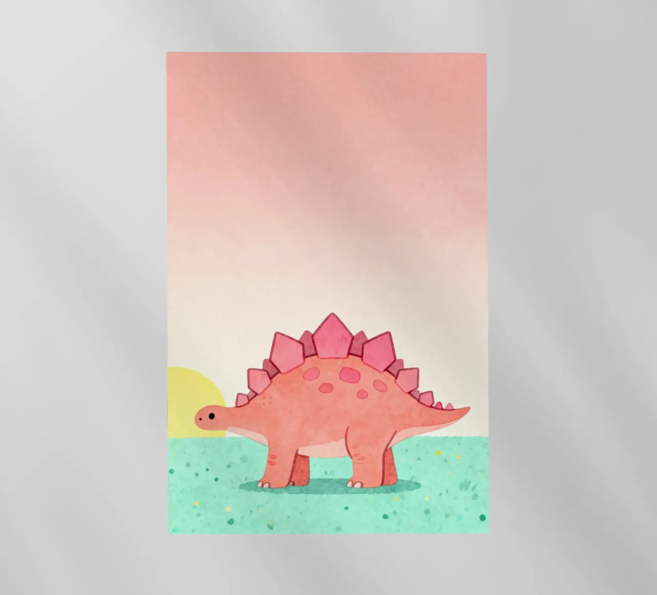 Stegosaurus Dinosaur pellicola backlit da EverLuvv Studio