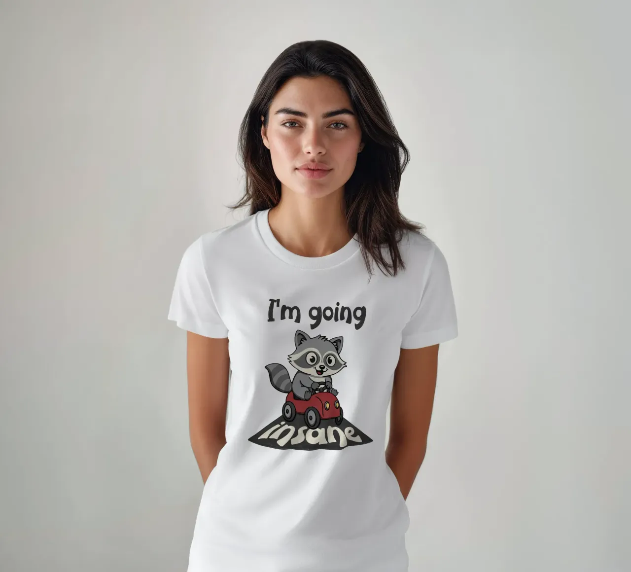 Sto diventando pazzo - Procione t-shirt da Loobs