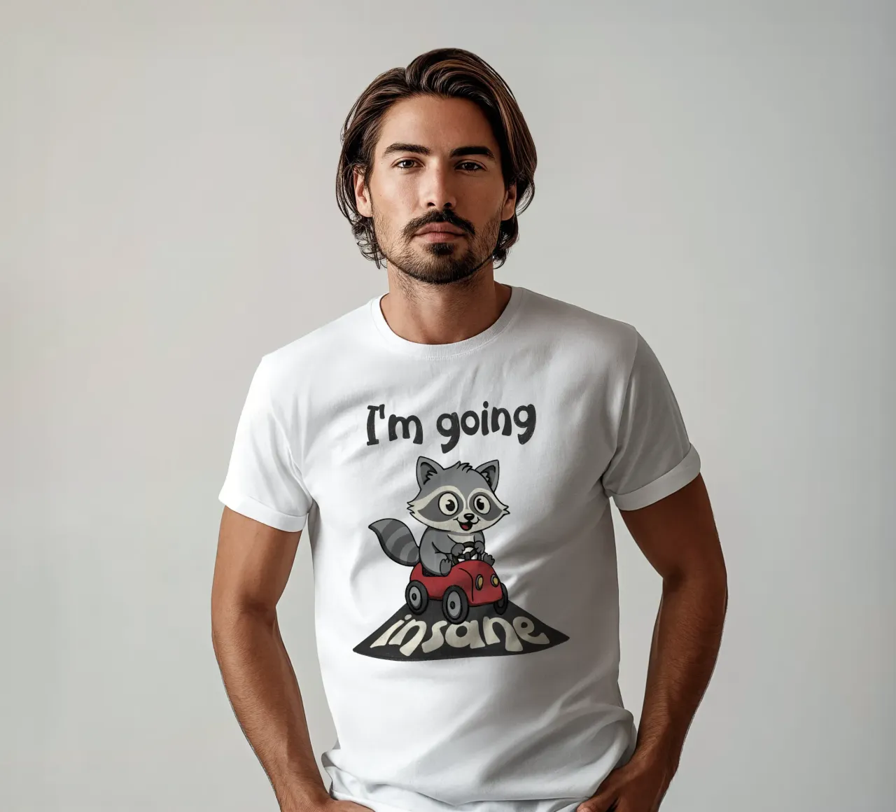 Sto diventando pazzo - Procione t-shirt da Loobs