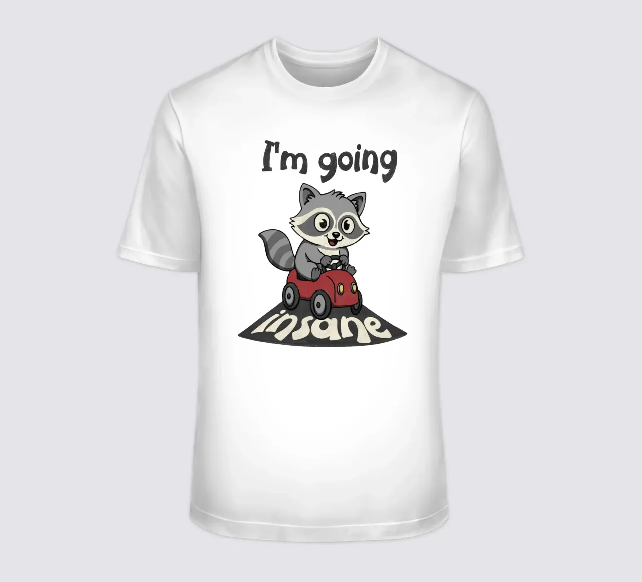 Sto diventando pazzo - Procione t-shirt da Loobs