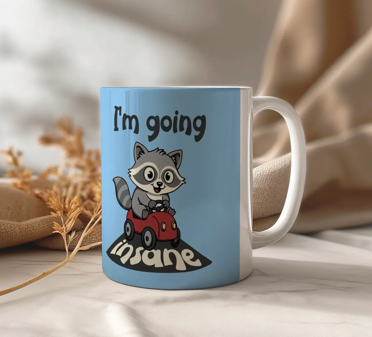 Sto diventando pazzo - Procione tazza in ceramica da Loobs