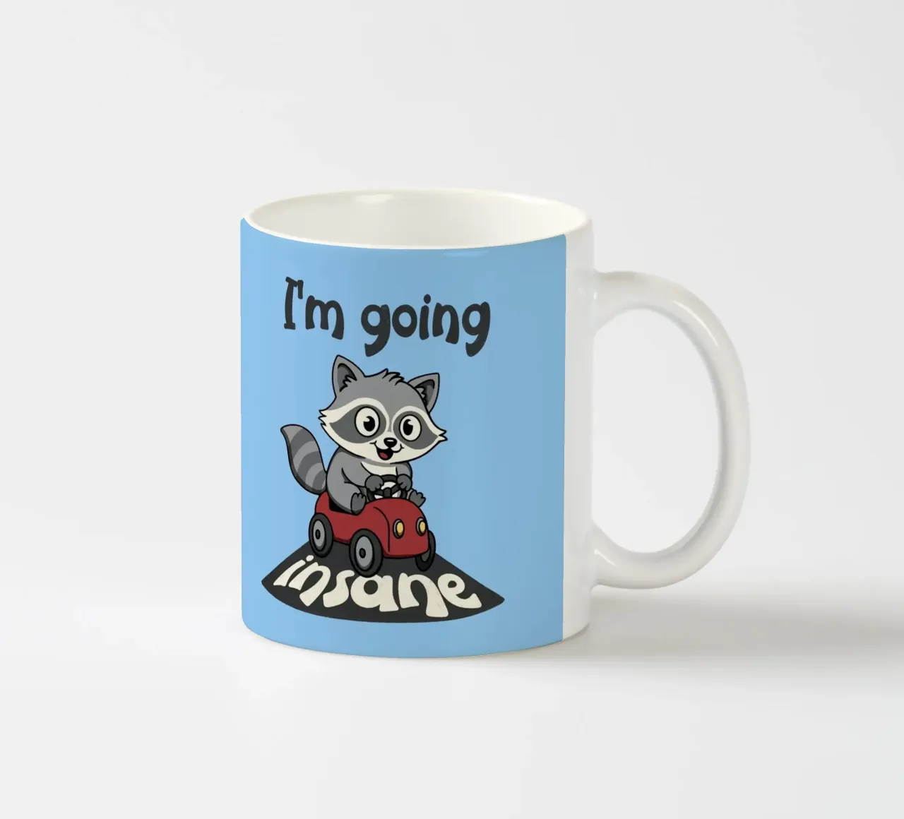Sto diventando pazzo - Procione tazza in ceramica da Loobs