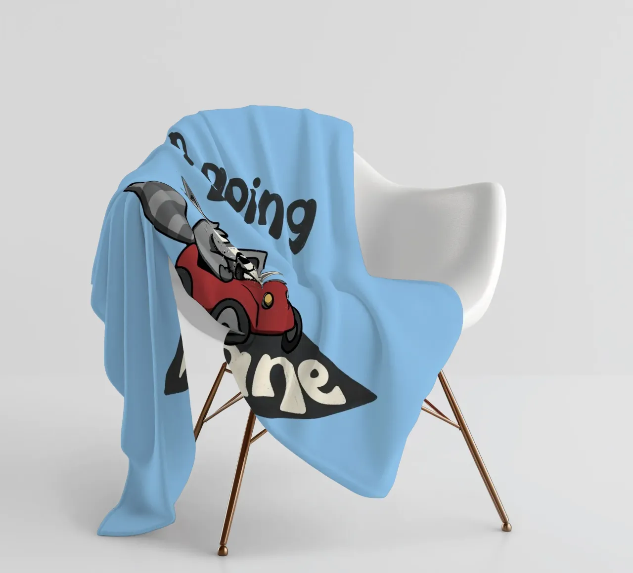 Sto diventando pazzo - Procione coperta in pile da Loobs