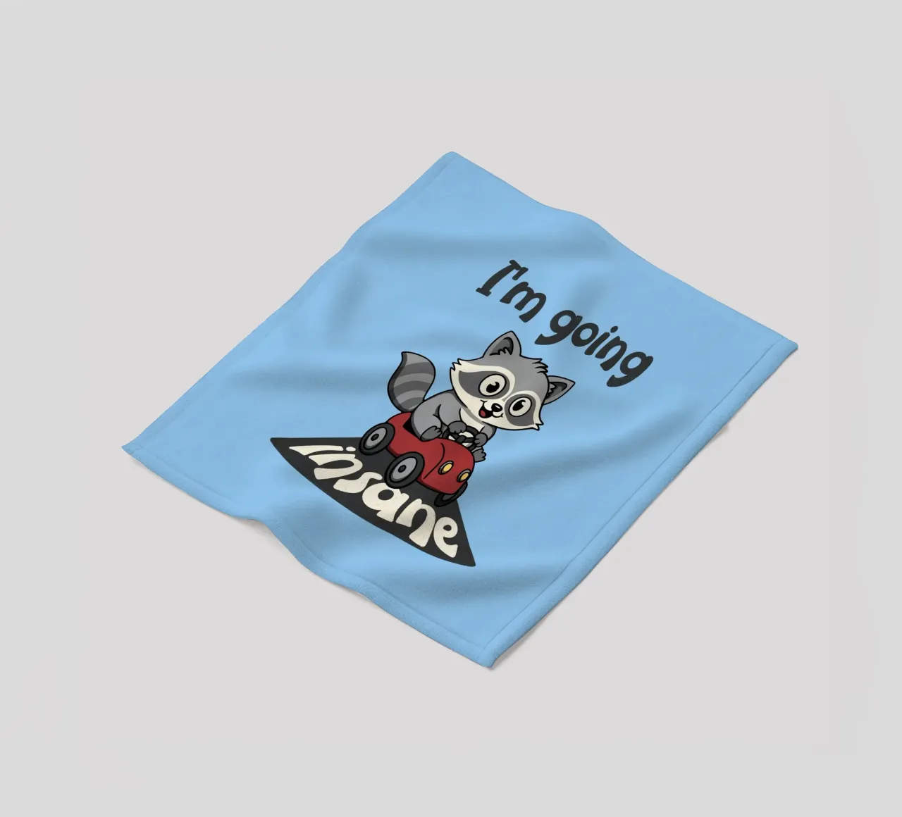 Sto diventando pazzo - Procione coperta in pile da Loobs