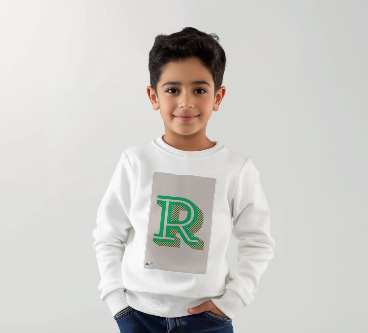 R felpa bambino da Andreas Jarner