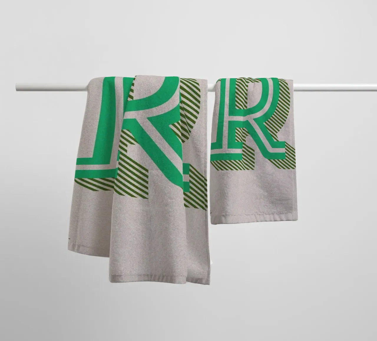 R badhanddoek van Andreas Jarner