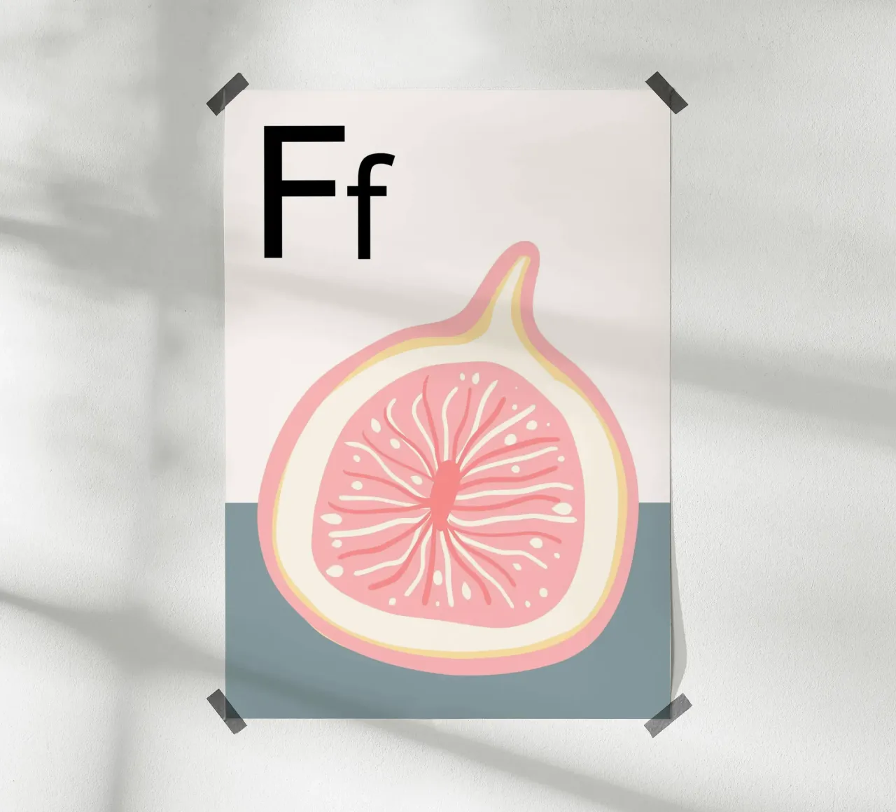 Fig poster by PurePeachStudio