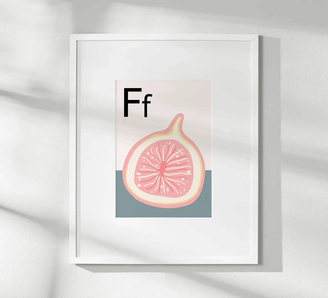 Fig poster by PurePeachStudio
