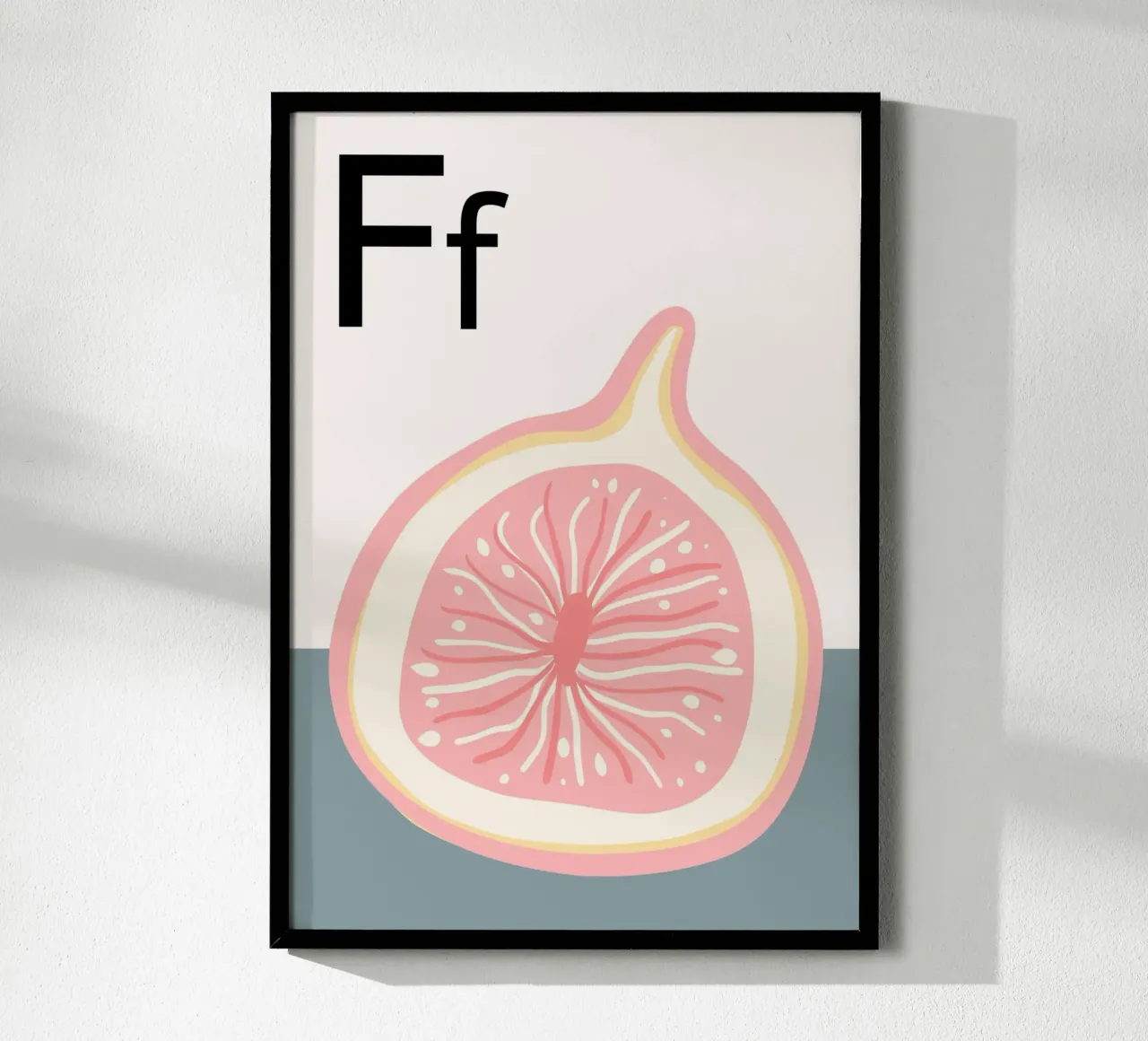 Fig poster by PurePeachStudio