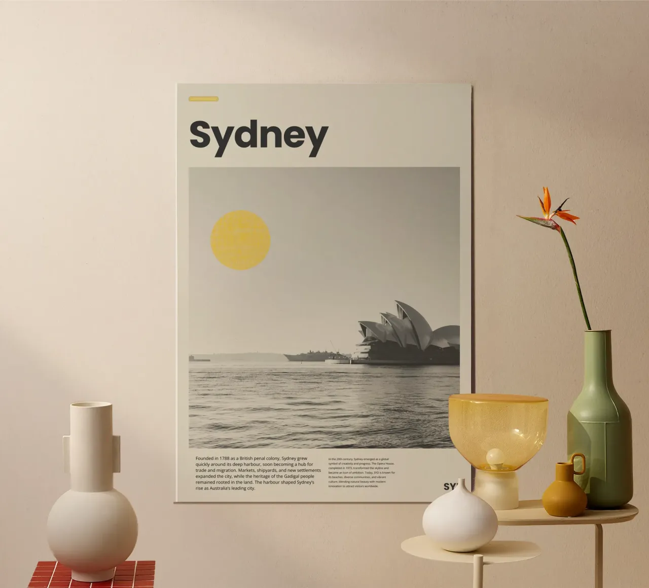 Sydney poster da PurePeachStudio