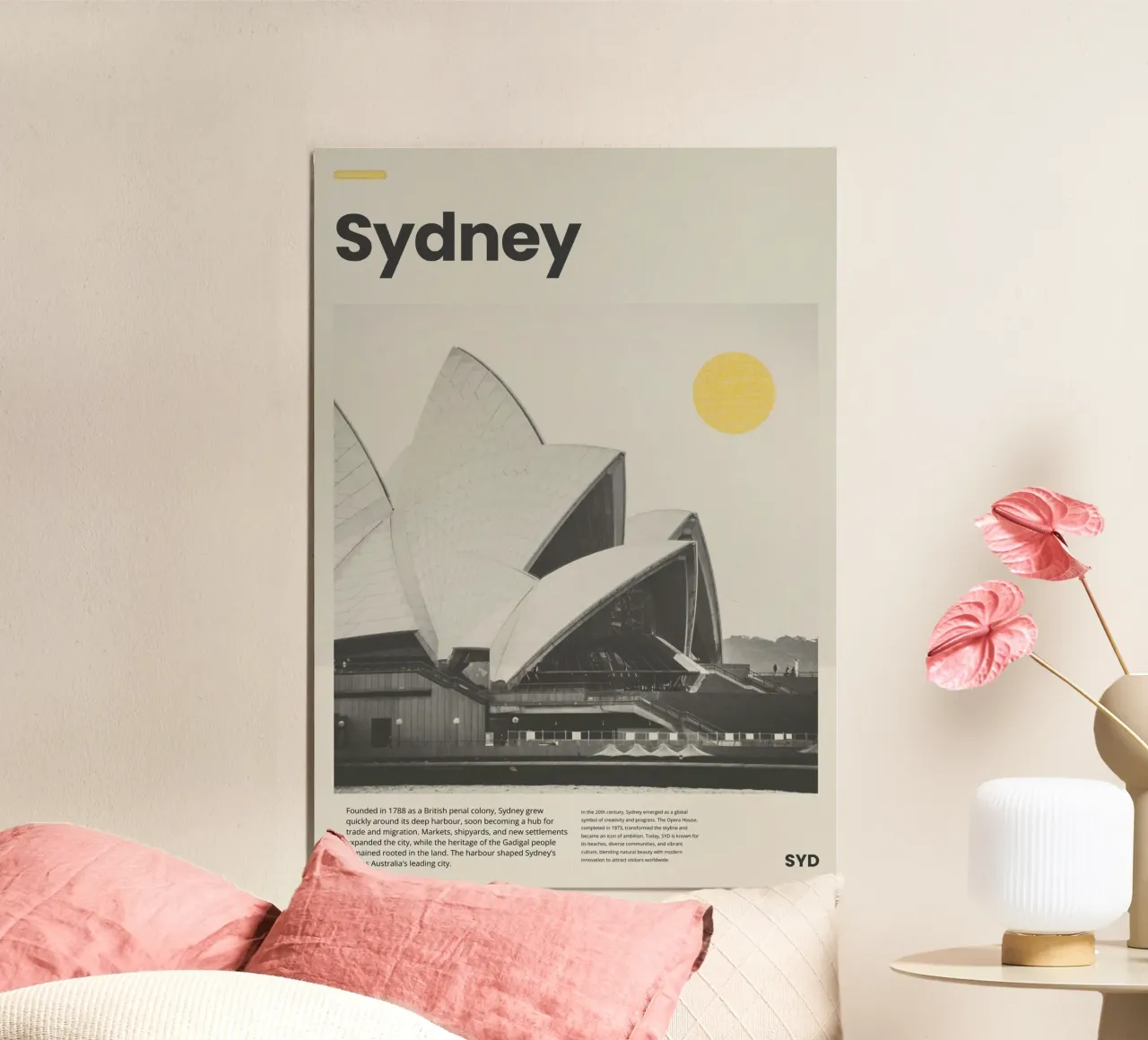 Sydney poster da PurePeachStudio