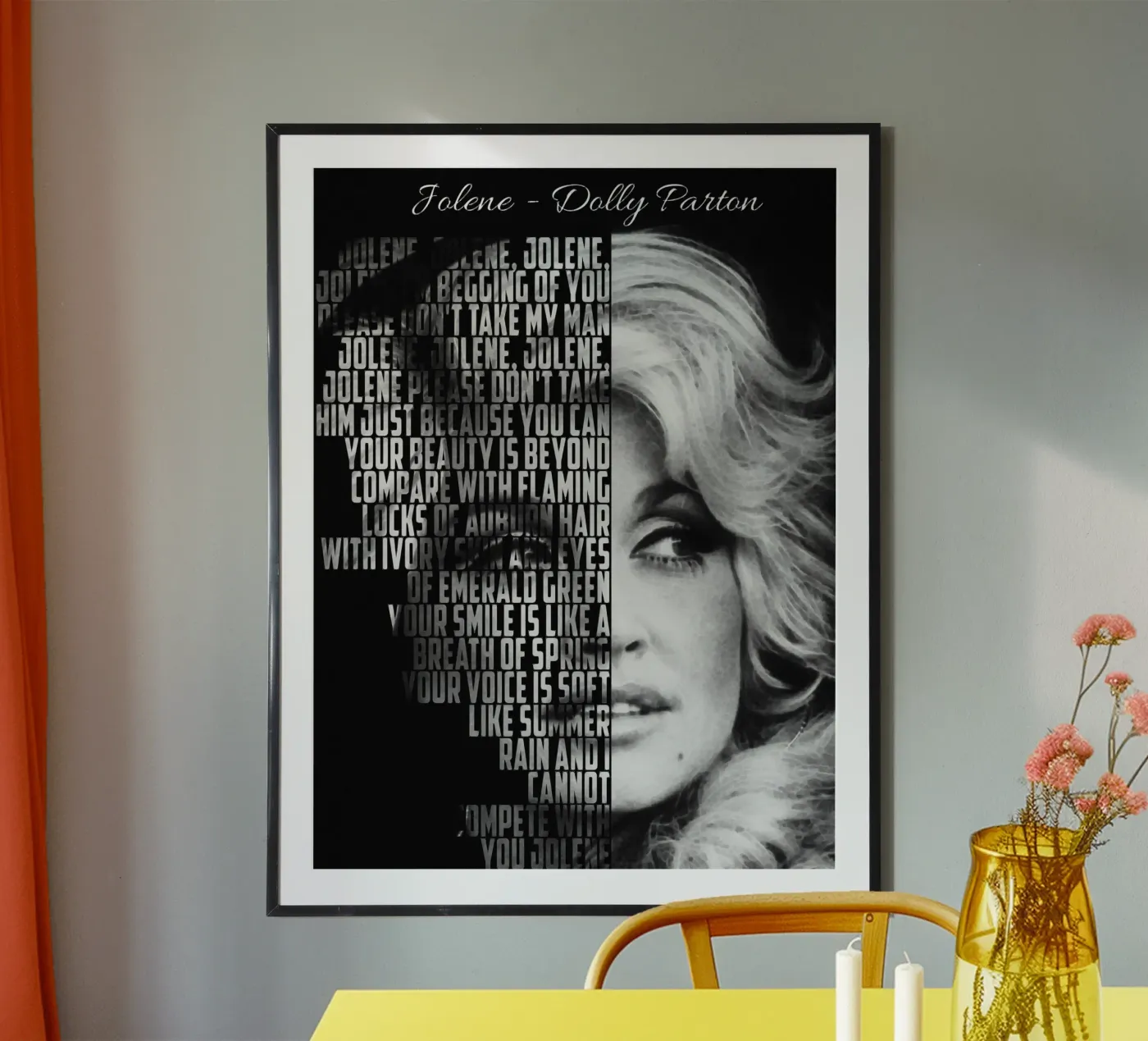 Jolene poster by Gunawan Rb