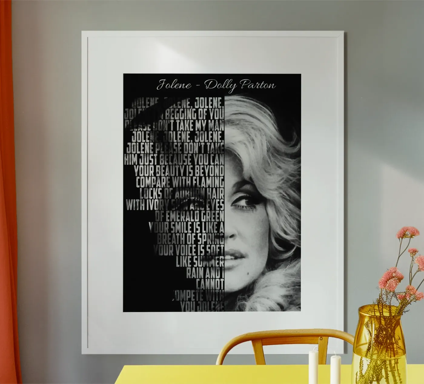 Jolene poster by Gunawan Rb