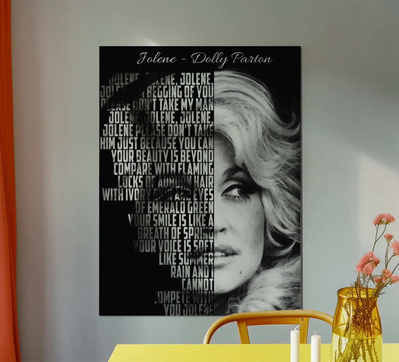 Jolene poster by Gunawan Rb