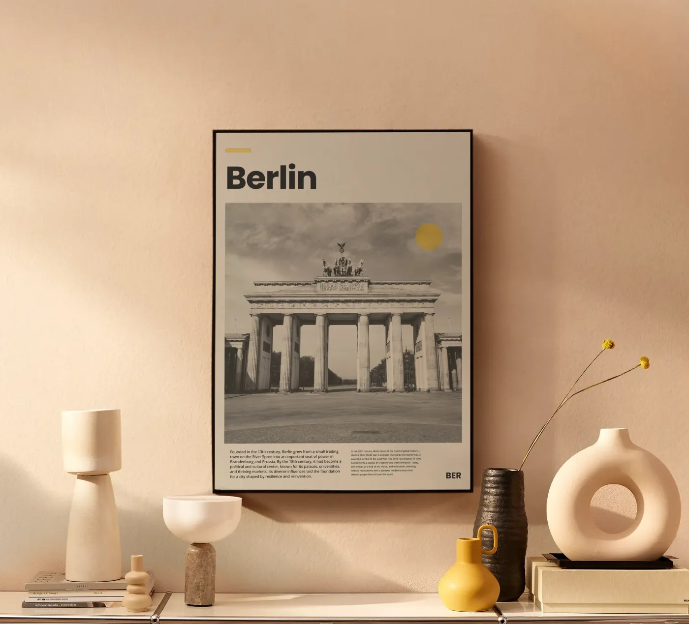 Berlin Acryl-Glas von PurePeachStudio