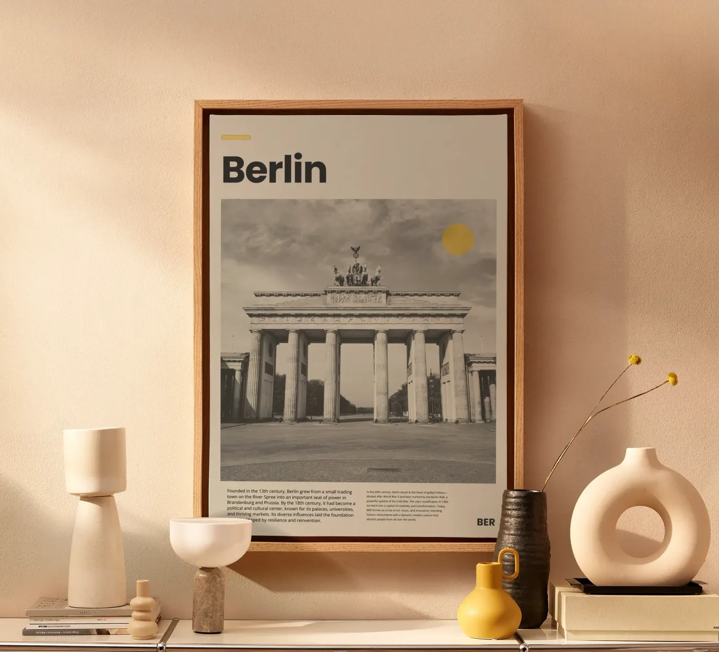 Berlin canvas by PurePeachStudio