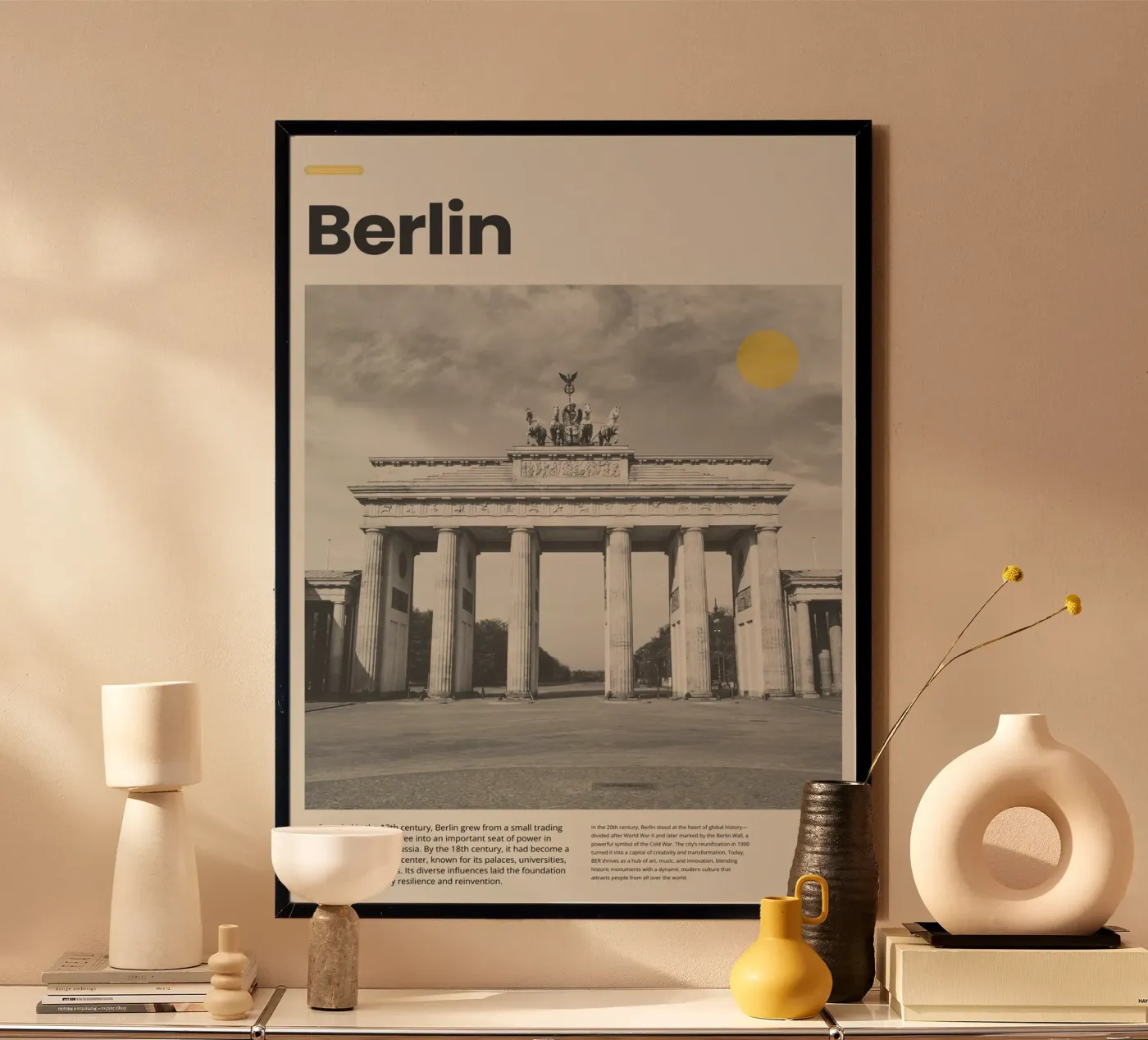 Berlin poster by PurePeachStudio