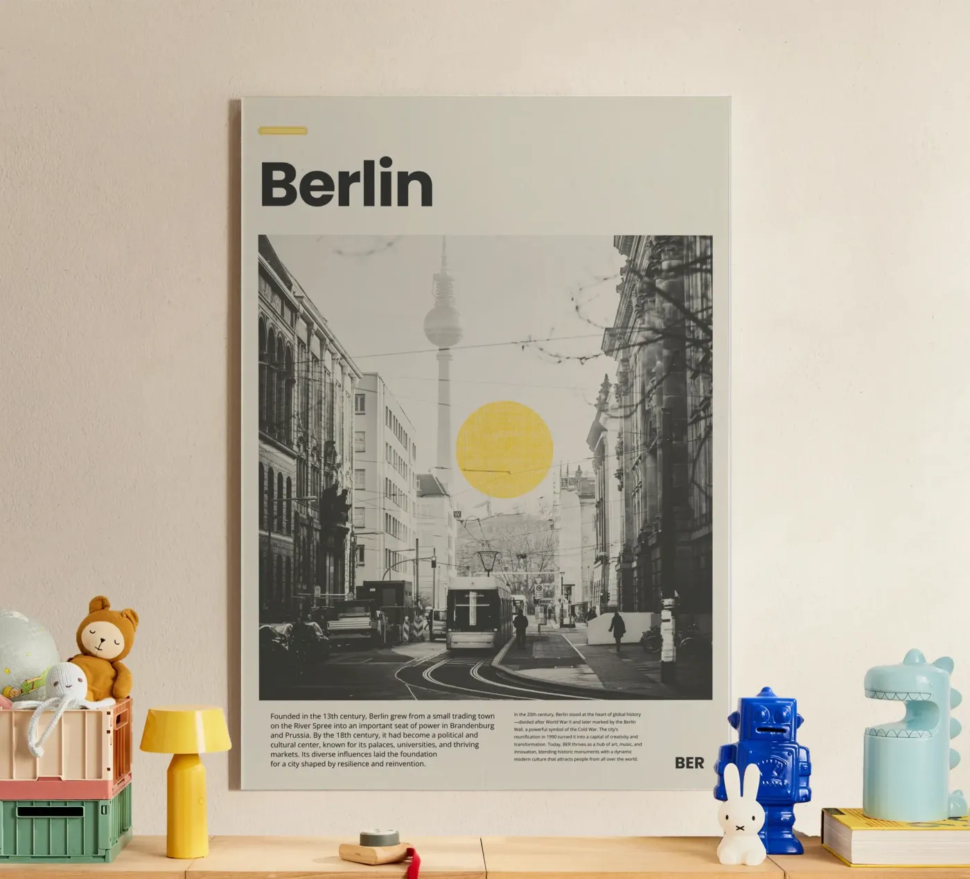 Berlin plexiglas de PurePeachStudio