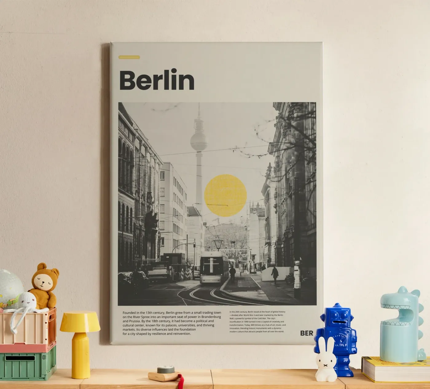 Berlin tela da PurePeachStudio