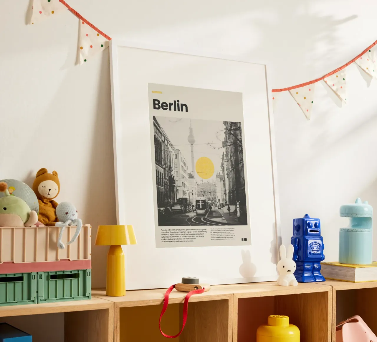 Berlin poster van PurePeachStudio
